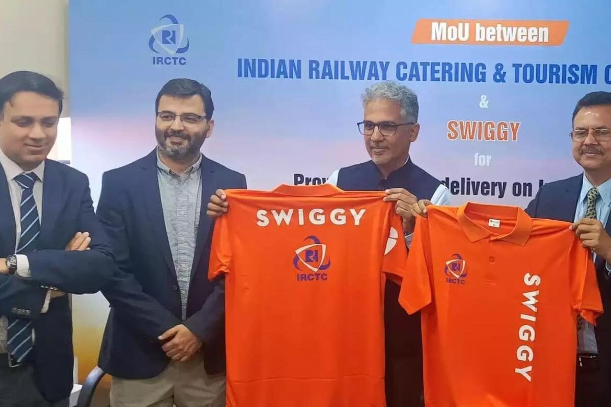 Swiggy Partners with IRCTC Swiggy Partners with IRCTC